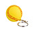  Ball Style Keychain with Soft Plastic Material-Red