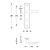  archie roestvrij stell deur hendel met backplate (0950-as2511-f05a31a-p1)