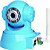  6 cores opcionais sem fio mpeg4 pan-tilt câmera do IP da internet / webcam com iluminação auto-IR-LED (xhs001)