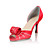 SELVAGGIA - Peep Toe Boda Nupcial Satén