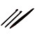  svart berøring styluspenner + stylus kulepenn sett for Nintendo DSi LL (3-delt pakning)
