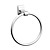  Aluminum Wall Mount Towel Ring(1018-J31-2)