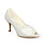 Satin Upper Stiletto Heel  Peep Toe With Stitching Lace Wedding Bridal Shoes