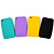  Silicone Protective Case for iPhone 4 - Grid (4 Colors Per Pack)