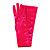  cetim fingertips noite de ópera luvas de comprimento
