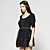  Puff Skirt Half Sleeves Waistband Round Neckline Dress / Women's Dresses  (FF-1802BF009-0853)
