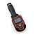  LCD Car MP3/MP4 Player FM Transmitter with IR Remote Controller -2G Orange