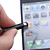  plume métallique tactile stylet pour toucher iPad, iPhone et iPod (noir)