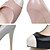  PU cuir à talons hauts fermé orteils chaussure de mode (1131-F450)