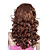  Lace Front Long Top Grade Quality Synthetic Brown Curly Hair Wig