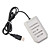  4-en-1 kit de carga: controlador de cable de extensión de la batería + cargador de batería para Xbox 360 (negro)