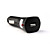  Car Cigarette Powered USB Adapter/Charger with flashlight-Black