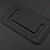  Case de Protecção de Pele PU + Suporte para iPad (Preto)