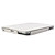  Hartplastik PU-Leder Etui + Ständer für Apple iPad (Weiß)