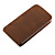  Custodia in pelle PU marrone per iPhone 4