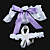  2-Piece Satin With Ribbons Wedding Garters