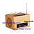  leitor de cartões de alto-falante mp3 player com rádio rm