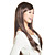  Capless Long Top Grade Quality Synthetic Golden Brown Straight Hair Wig