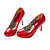  kunstleer bovenste naaldhak platform met dierenprint party / avond shoes.more kleuren beschikbaar