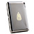  Stainless Steel Cigarette Case with Built-in Lighter Egypt Pharoah Pattern