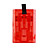  caso hdd unidade de disco rígido para Xbox 360 (vermelho transparente) slim