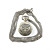  Antique owl quartz small pocket watch necklace chain