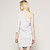  TS One Shoulder Gathered Style Belted Dress Inspired by Celebrity Style