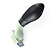  1.75" Stainless Steel Pet Dog deShedding Tool - Green + Black
