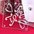  LOVE Design Glass Coasters (Set of 2)