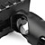 máquina uzi adaptador de pistola para mando de PS3 moción movimiento (negro)