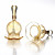  Clochette en Cristal Style Anglais pour Mariage