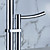  moderne messing håndvasken vandhane (krom finish)
