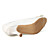  SILVESTRA - Closed Toe Bryllup Brude- Spool Hæl Lisser