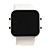  Unisex Silicone Style Sports Red LED Wrist Watch (White)