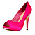  Satin Upper Stiletto Heel Pumps With Rhinestone
