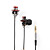  Ironic Skull Metallic Noise Isolation Earphone