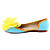 Kunstleder oberen niedrige Absätze geschlossenen Zehen mit Satin Blume Flitterwochen shoes.more Farben erhältlich