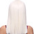  Capless Long High Quality Synthetic White Straight Hair Wig