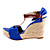  similpelle superiore pompe Zeppa con fibbia party / scarpe da sera (1177-l1008) più colori disponibili