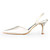  Satin Upper Stiletto Heel Slingbacks Wedding Shoes More Colors Available