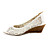  PU Upper Low-Heel Peep-toes Hollow-out Wedding/ Party Shoes.More Colors Available