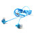  In-Ear-Stereo-Ohrhörer für mp3/mp4 (blau)