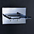  LED Waterfall Tub Faucet with Pull-out Hand Shower (Wall Mount)