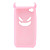  Devil Protective Silica Gel Case for iPhone4 - Pink
