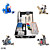  4 Guns Tattoo Kit With  Mini Power and 40 Color Ink