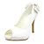  Satin Upper Stiletto Heel Pumps/ Peep Toe With Bowknot Wedding Shoes More Colors Available