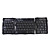  Compact Foldable 69-Key USB Keyboard for PC/Tablet PC/Notebook - Black