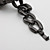  Fashionable Women's PC Quartz Bracelet Watch with Grey Alloy Band