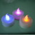  Stylish LED Flashing Candle - A Dozen(Colorful)