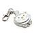  Chat mignon pc de quartz trousseau montres (blanc et jaune)